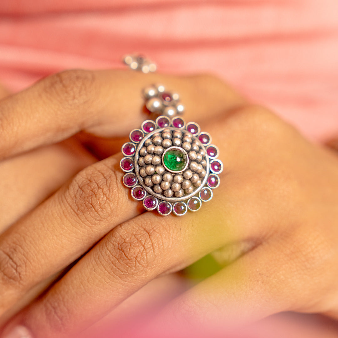 Saanvi Silver Ring
